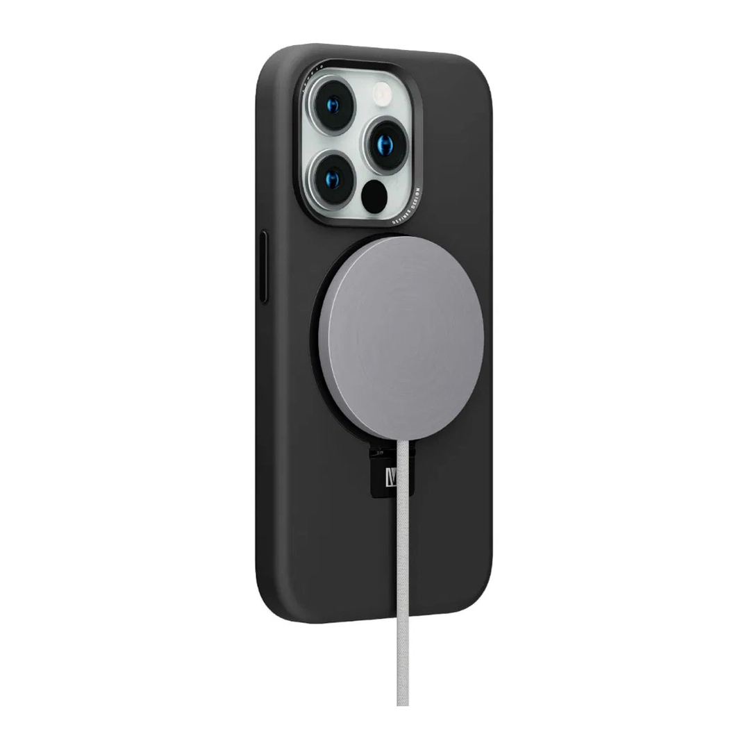 Leveo Iris Pro Liquid Silicone Case iPhone 15 Plus Black