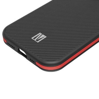 Levelo Ox Carbon Case iPhone 15 Pro Max Red