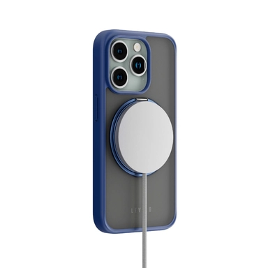 Levelo MagSafe Ringo & Kickstand Case iPhone 15 ProMax Blue