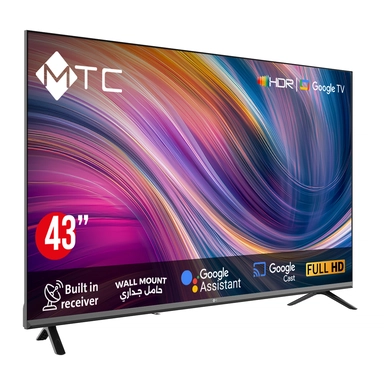 MTC 43-inch Google, TV Smart, FULL HD ,MT43FH450GO