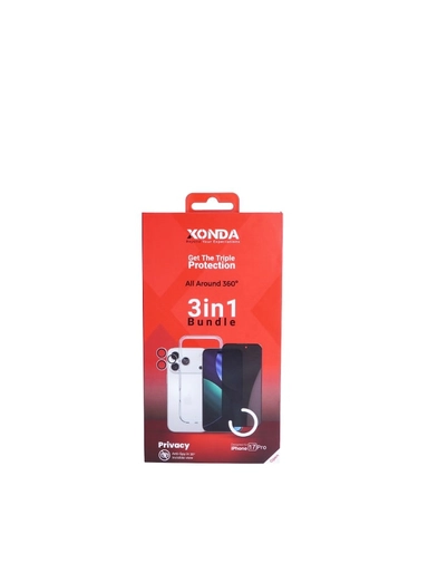 Xonda 3IN1 Iphone 17 Pro Privacy (Case-Screen-Lens)