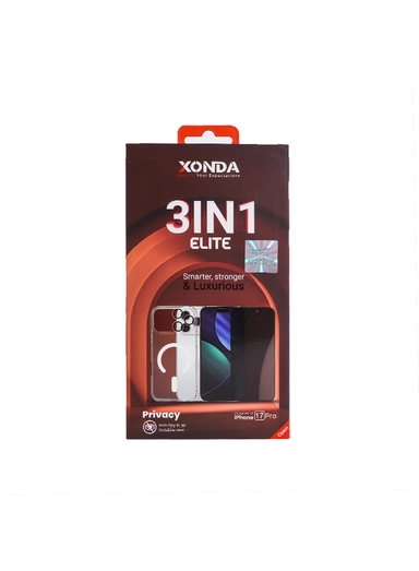 Xonda Elite 3IN1 Iphone 17 Pro Privacy (Case-Screen-Lens)