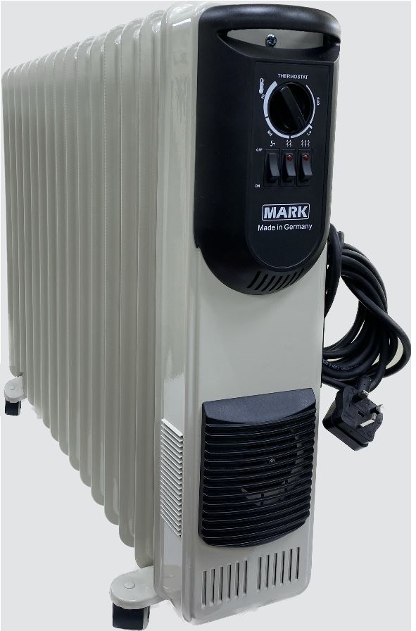 دفاية زيت مارك ألماني، 12 ريشة، 2500 واط - MRK-2512 F