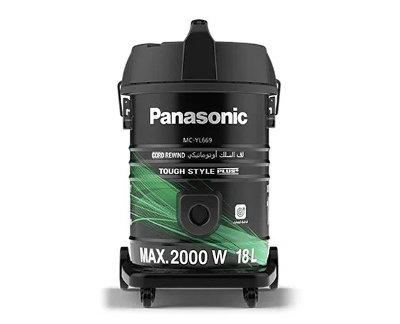 Panasonic Drum Vacuum Cleaner, 2000W, 18L, MC-YL669GY47