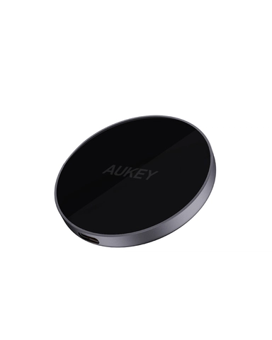 Aukey Car Charger Mag Fusion Aura Magnetic Wireless 15W Grey