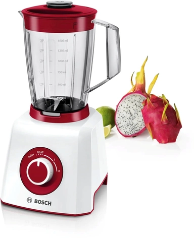 Bosch Blender W450, 1.5L, Red/White, MMB12P4RGB