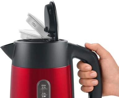 Bosch W3000 Kettle,1.7L, Red, Kettle, TWK4P434GB