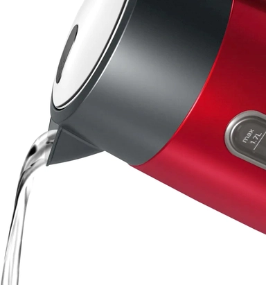 Bosch W3000 Kettle,1.7L, Red, Kettle, TWK4P434GB