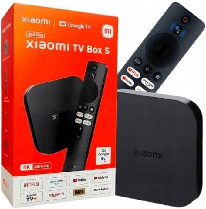 شاومي تي في بوكس مشغل وسائط الجيل الثاني بدقة 4K الترا اتش دي أسود