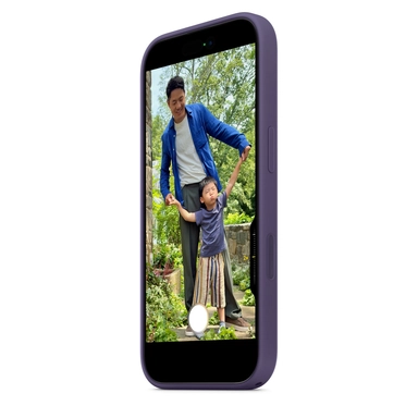 حافظة سيليكون آيفون 17 مع ماج سيف – أرجواني