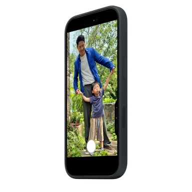 حافظة سيليكون آيفون 17 مع ماج سيف – أسود