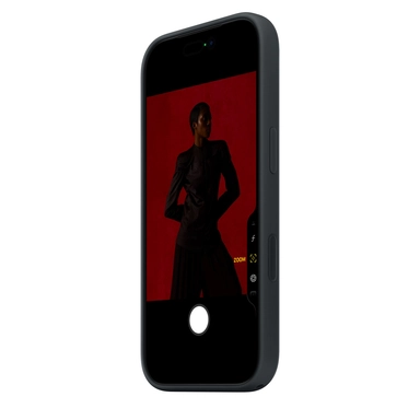 حافظة سيليكون آيفون 17 برو مع ماج سيف – أسود