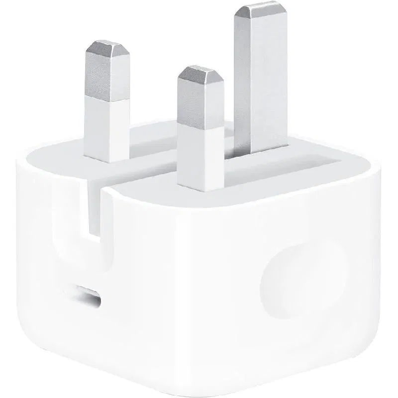 ابل , محول طاقة USB-C , بقوة 20 واط , أبيض