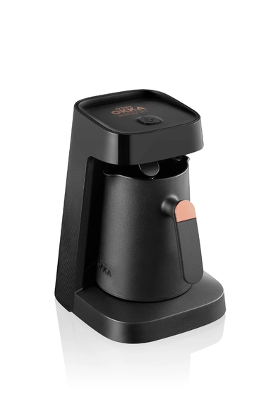 Turkish coffee maker, 400 watts, capacity of five cups, black copper OK0017