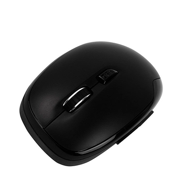 2B - 2.4G Wireless Optical mouse, 800/1200/1600 DPI Black