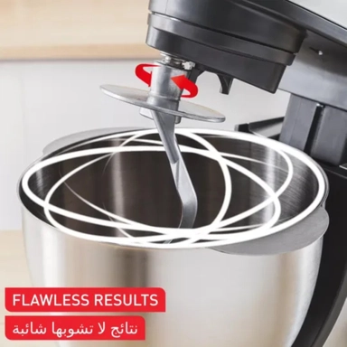 Moulinex Bake Essential Stand Mixer, 800W, 4.8L - QA160127