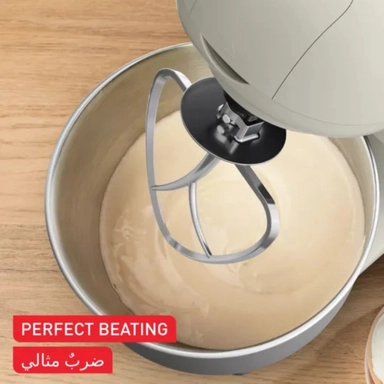 Moulinex Bake Essential Stand Mixer, 800W, 4.8L - QA160127