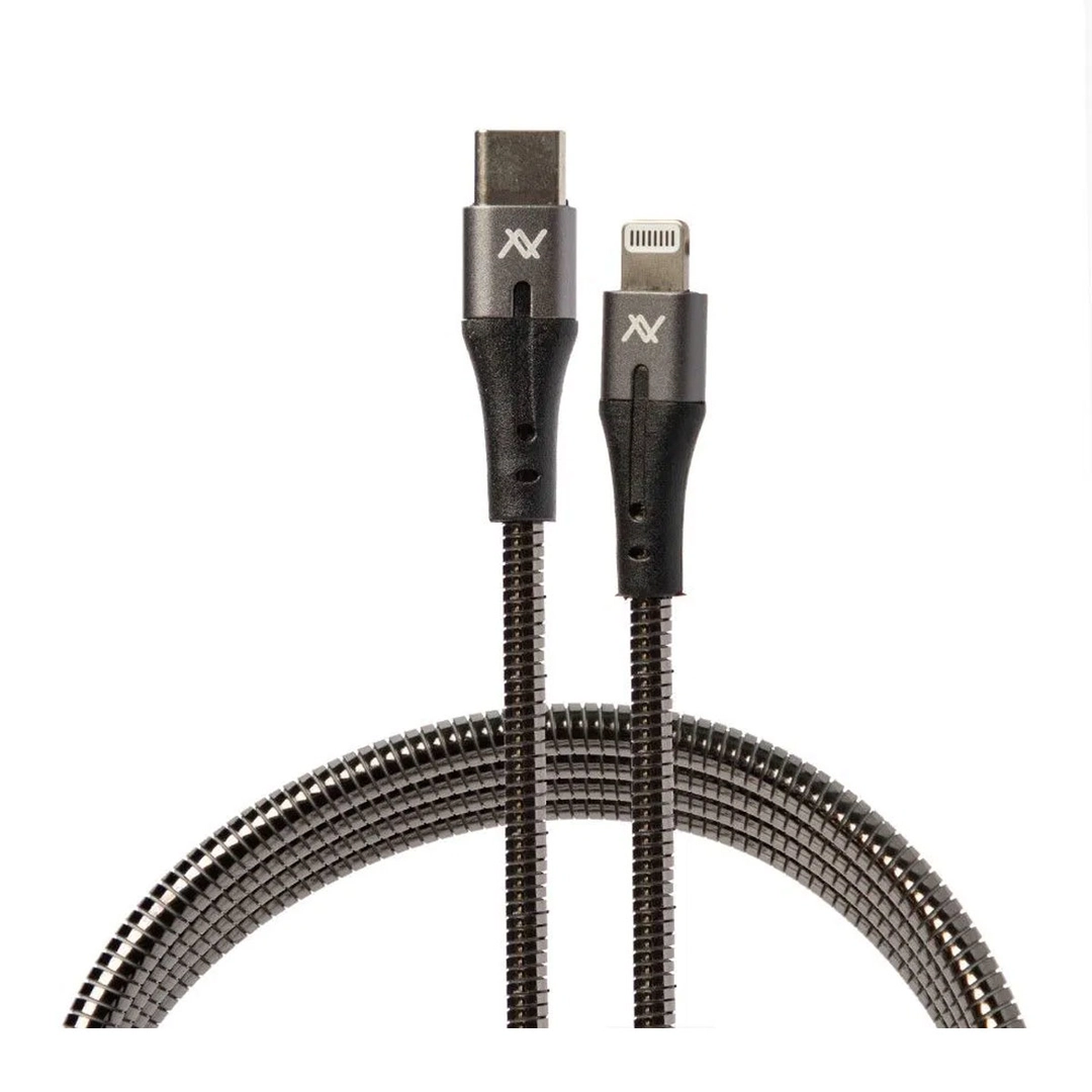 L'avvento Flexible heave Type-C to Lightning Cable 1M Black
