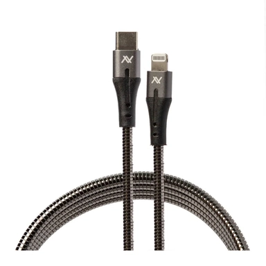 L'avvento Flexible heave Type-C to Lightning Cable 1M Black