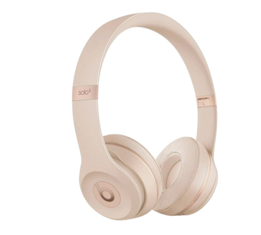 Beats Solo3 Matte Wireless On-Ear Headphones Gold Gift