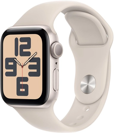 Apple Watch SE GPS 40mm Starlight Aluminium Sport Band - M/L