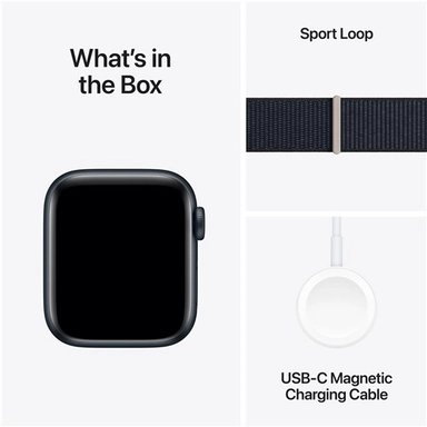 Apple Watch SE GPS 40mm Midnight Aluminium Case Sport Loop