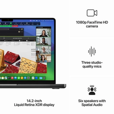 Apple MacBook Pro M3 Pro 18GB 512GB SSD 14.2 inch Spac Black