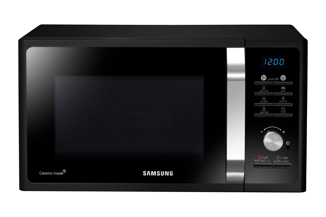 مايكرويف سامسونج 23 لتر 800 واط اسود MS23F301TAK/ZA