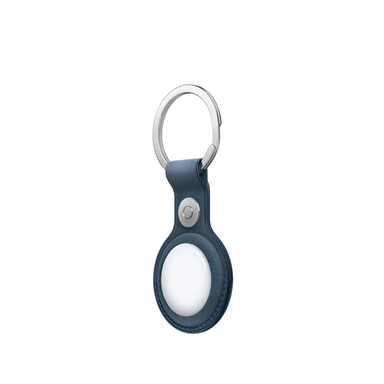 Apple AirTag FineWoven Key Ring Pacific Blue
