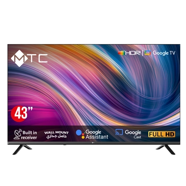 MTC 43-inch Google, TV Smart, FULL HD ,MT43FH450GO