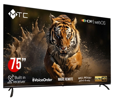 شاشة 75MTC بوصة Webos ماجيك ريموت سمارت MT75UH530AWOS-UHD