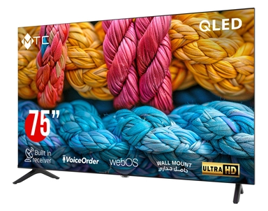 MTC 75-inch UHD Smart QLED TV, WebOS, Wall Mount Included – QMT75UH700WOS