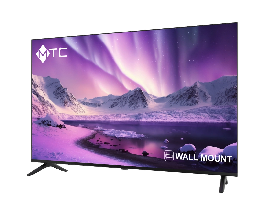 شاشة ام تي سي 32 بوصة دقة HD عادي DLED مع حامل جداري - MTCHD32NK24