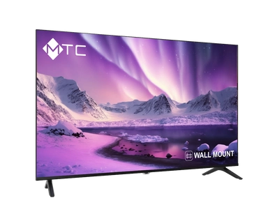شاشة ام تي سي 32 بوصة دقة HD عادي DLED مع حامل جداري - MTCHD32NK24