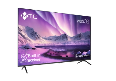 شاشة ام تي سي 55 بوصة دقة 4K UHD ذكي مع حامل جداري – MT55UH435BWOS