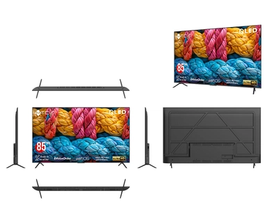 شاشة ام تي سي 85 بوصة دقة 4K UHD سمارت QLED مع مستقبل مدمج – QMT85UH700WOS