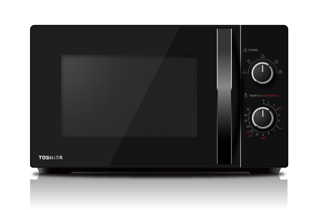 Toshiba Microwave 20 Liter, 700 Watt, Black, MW-MM20PB(BK)-P