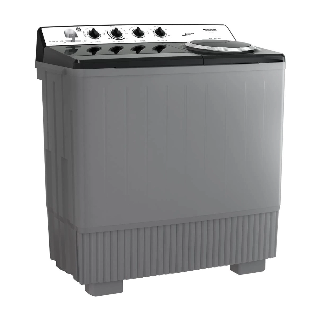 Panasonic Twin Tub Washing Machine 16 kg Grey, NA-W16XG1BSA