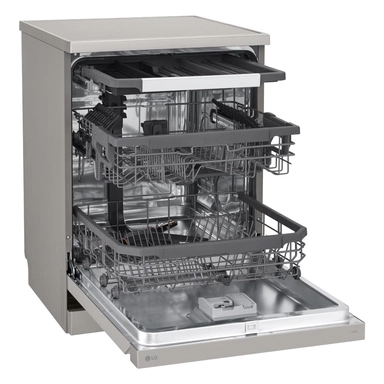 غسالة صحون LG سعة 14 مكان 9 برامج فضي DFC415FPE