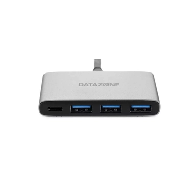 Datazone 4 in 1 USB-C Hub USB-C 3USB-A 3.0 Grey