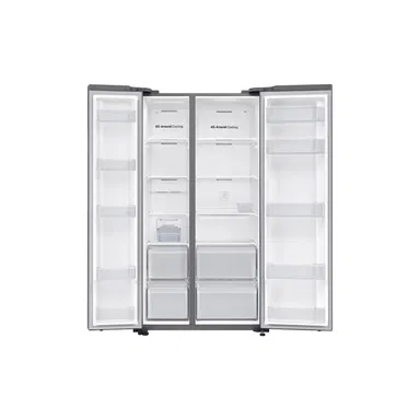 Samsung Refrigerator, Side By Side, 22.9 Feet, Silver, RS62R5001M9H