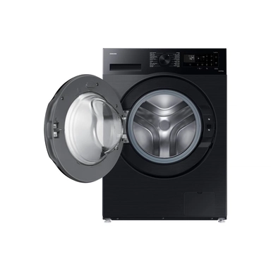 Samsung washing machine, 9 kg, front load, drying 75%, black, WW90CGC04DAB