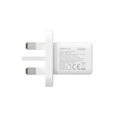 Momax OnePlug GaN 35W 2 USB-C ports Mini Fast Charger White