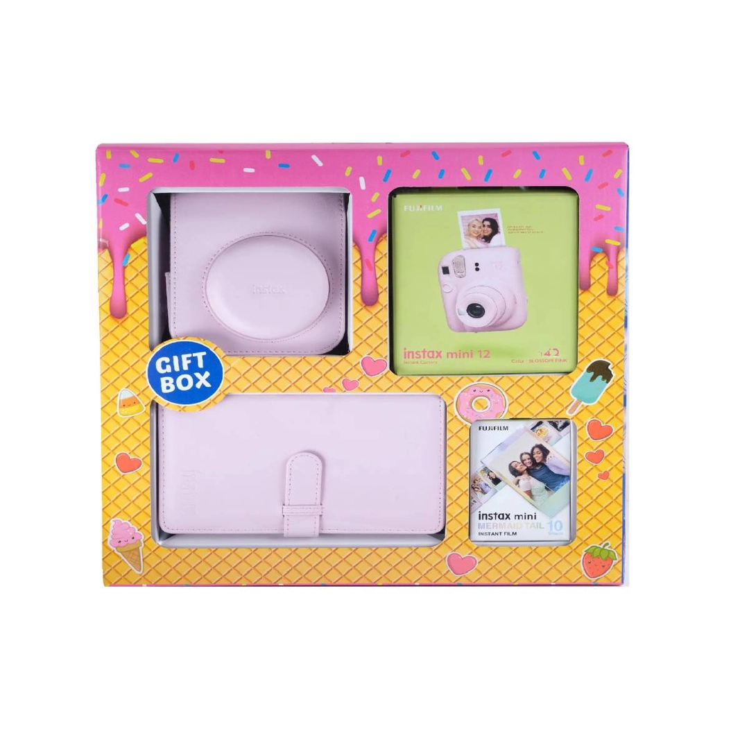 Fujifilm Instax Camera mini 12 Gift Box Blossom Pink