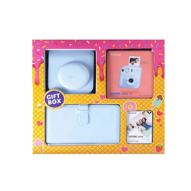 Fujifilm Instax Camera mini 12 Gift Box Pastel Blue