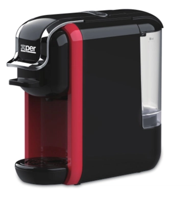 Xper coffee maker for capsules and coffee, 1450 Watts, 19 Bar, Red, XPC-90R
