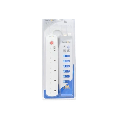 Datazone Power Extension Socket 5 Way 13 A fused 2M White