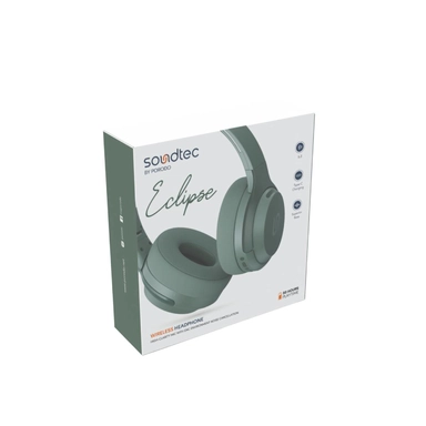 Porodo Soundtec Eclipse Wireless OverEar ENC Headphone Green