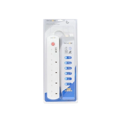 Datazone Power Extension Socket 5 Way 13 A fused 5M White