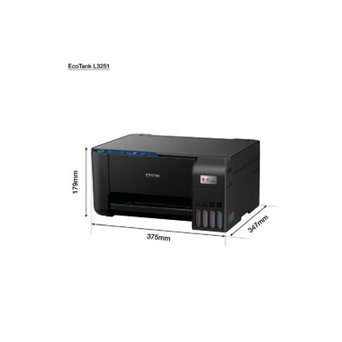 EPSON EcoTank L3251 Printer Copy Print Scan Wi-Fi Black
